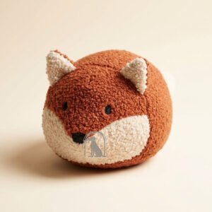woodland fox plush squeaker — Propteries Pet Co.